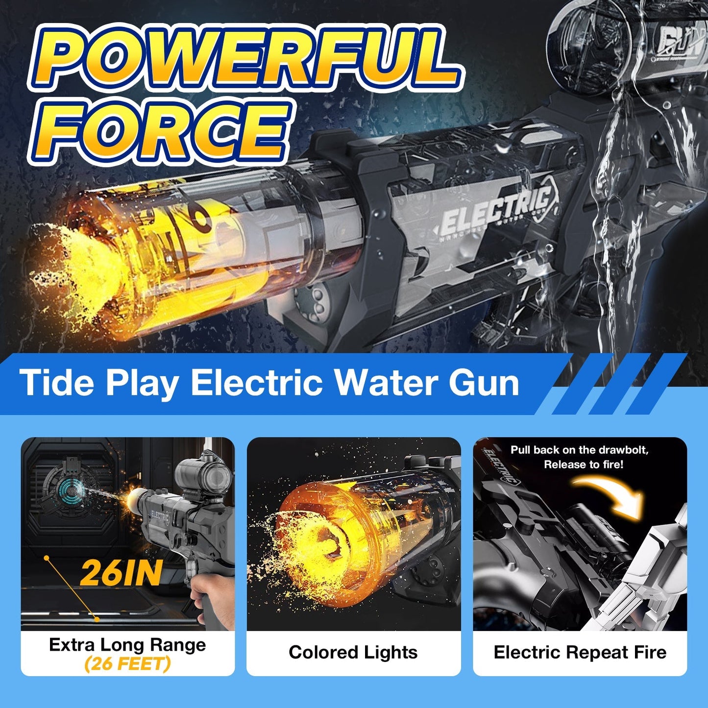 Pistol cu apă electric Woyuosn Battle Blaster