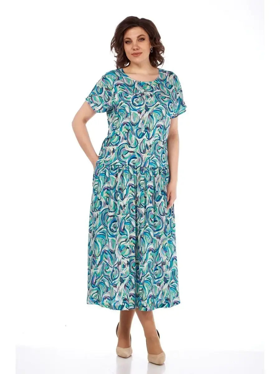 🔥Cea mai bună reducere🔥🌺Rochie de vară din șifon cu imprimeu👗