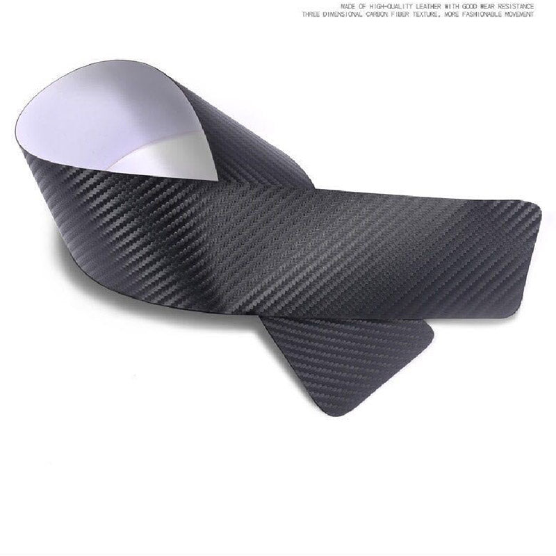 🚗Naklejki na progi drzwi samochodu z włókna węglowego