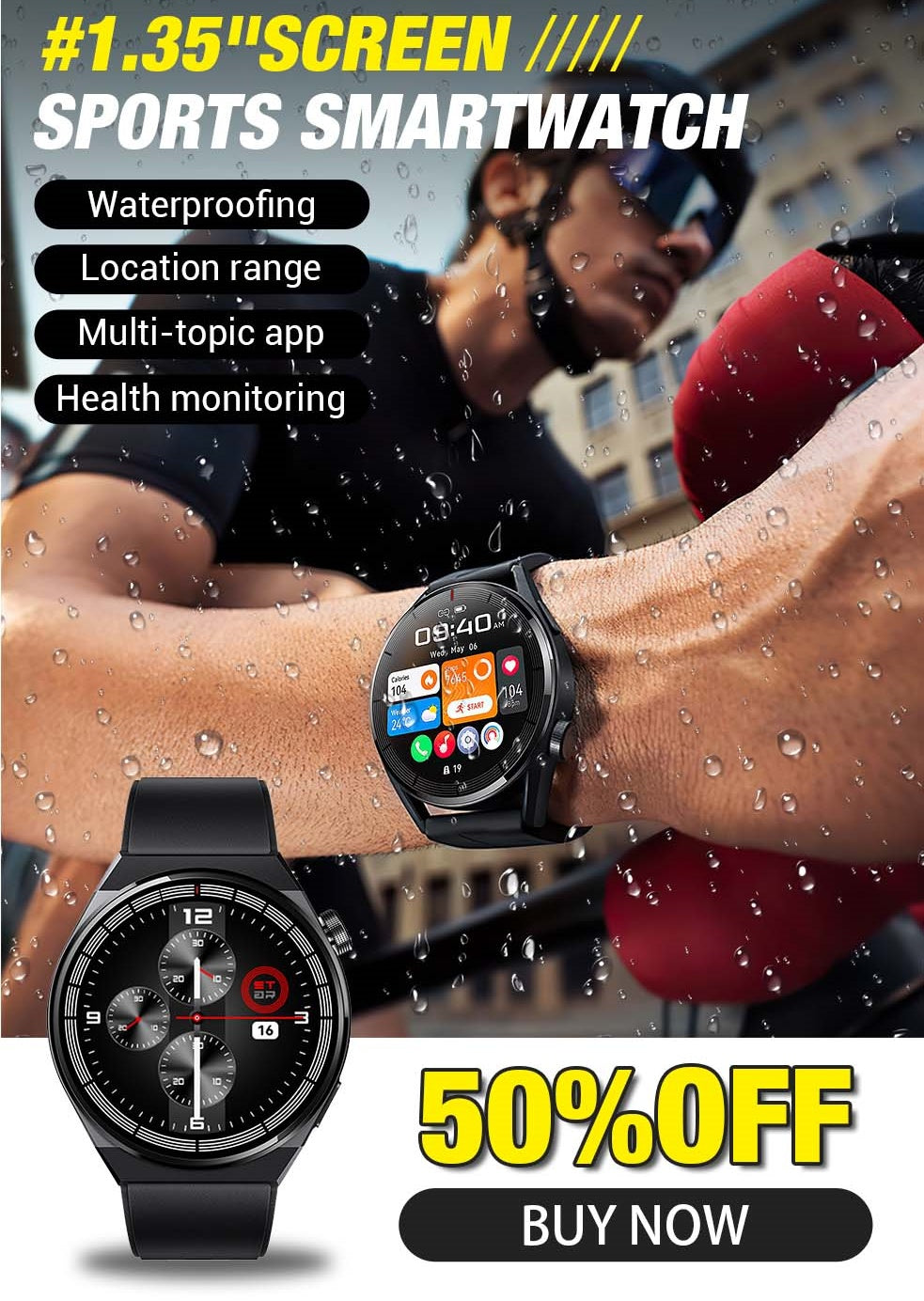 ⏰ Ofertă limitată în timp!⌚ Ceasul inteligent sport GT8