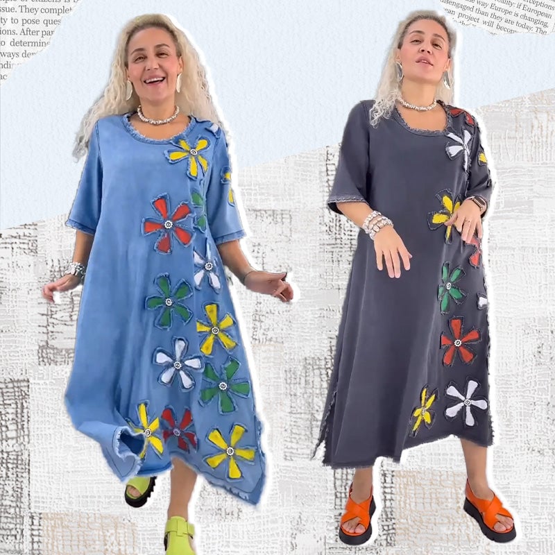 👗 Rochie casual de damă cu model floral