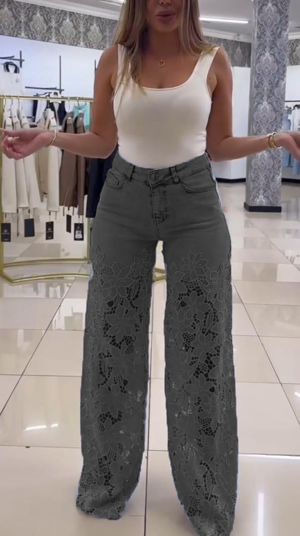 Blugi de dama eleganti din dantela
