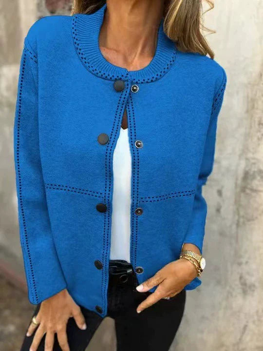🌸Oferte de primăvară💐 Pulover cardigan cu nasturi pentru femei