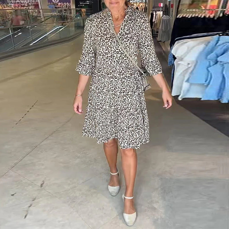 Rochie cu imprimeu leopard