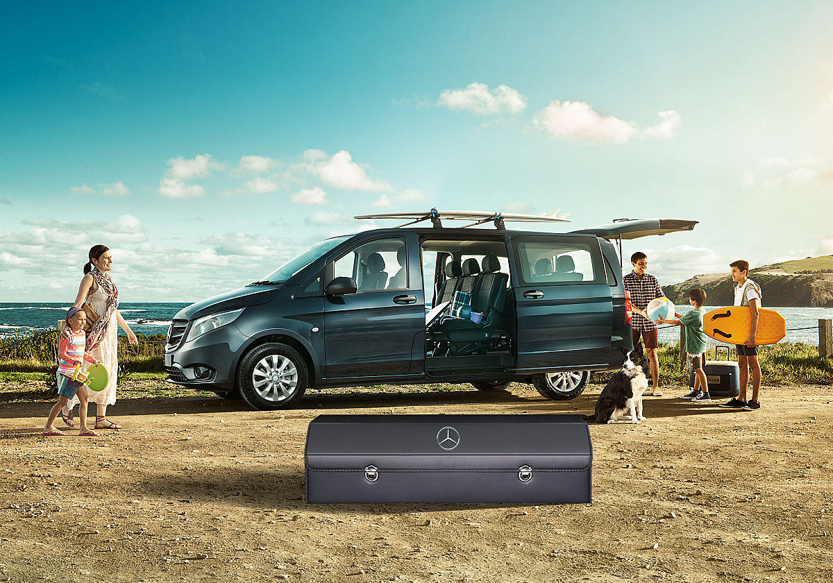 Skórzany schowek do bagażnika samochodowego