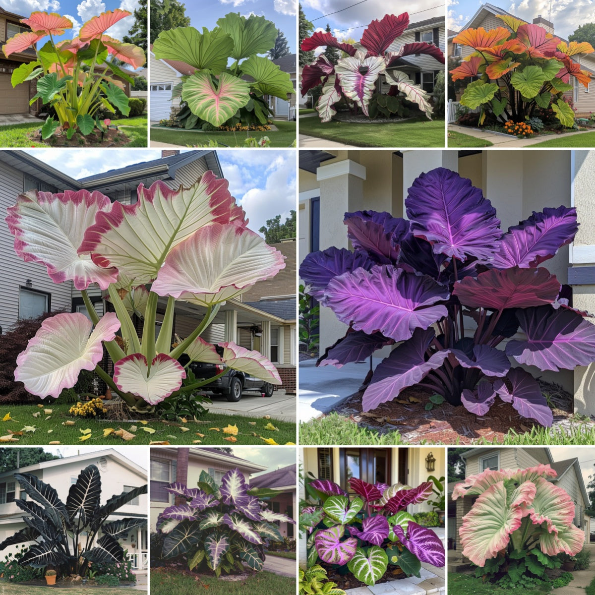🌿Fascinantul Caladium Gigant🌈