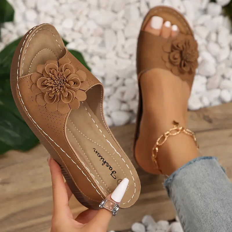 🔥 Ultima zi 50% reducere - Sandale florale dama