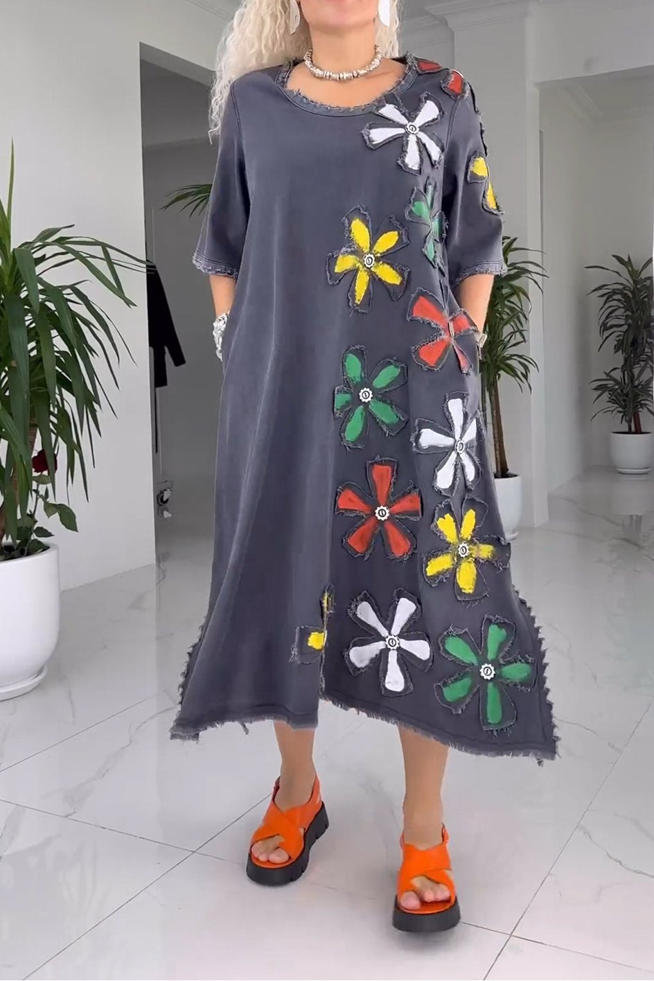 Rochie florală de damă