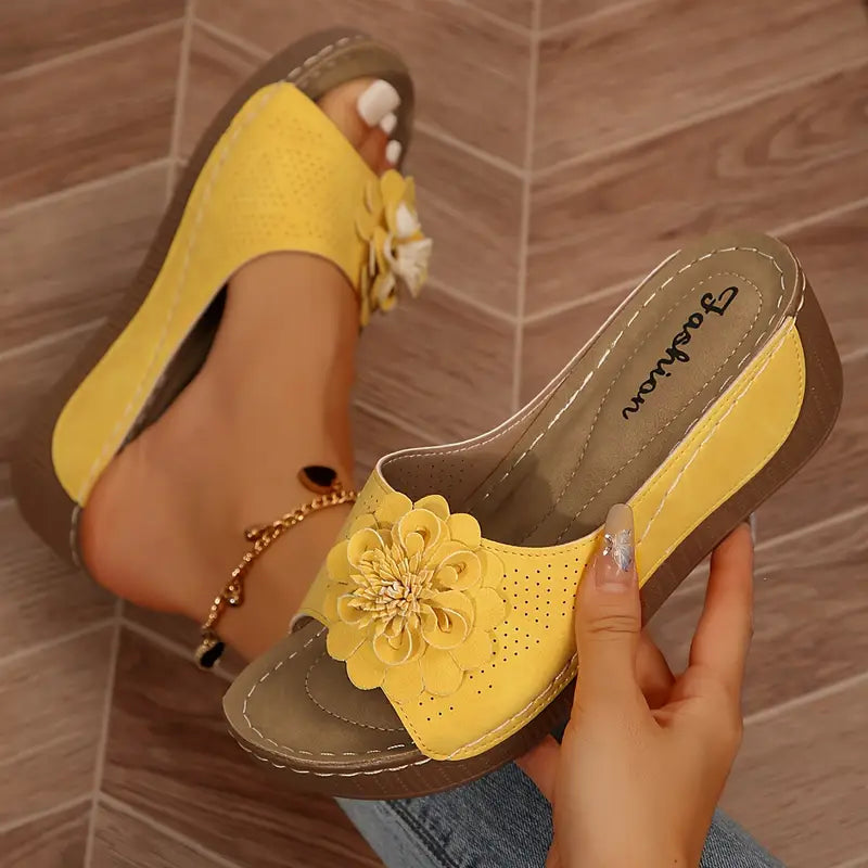 🔥 Ultima zi 50% reducere - Sandale florale dama