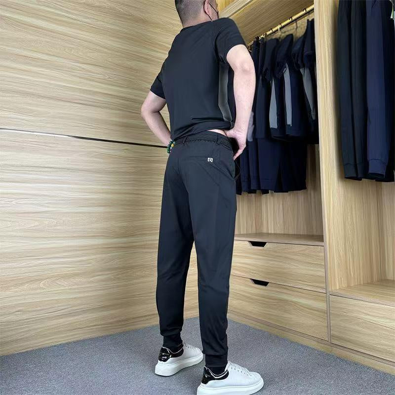 🌴Oferte speciale de vară ❄️Pantaloni sport cu mânecă scurtă pentru bărbați (set de 2 piese)