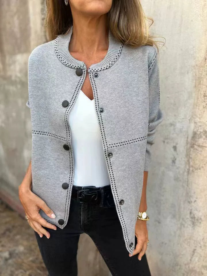 🌸Oferte de primăvară💐 Pulover cardigan cu nasturi pentru femei