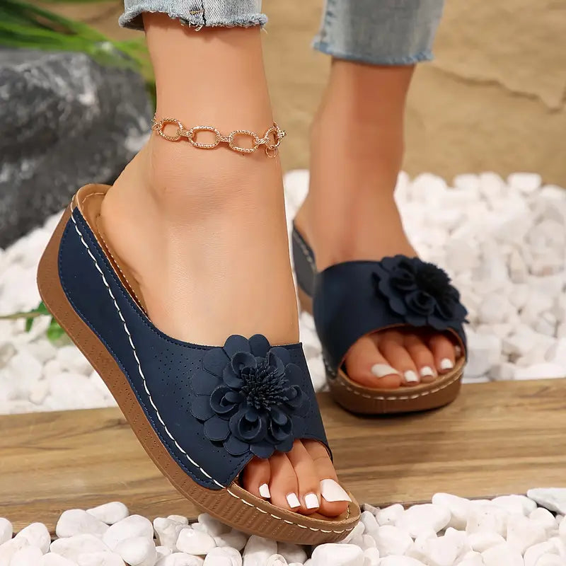 🔥 Ultima zi 50% reducere - Sandale florale dama