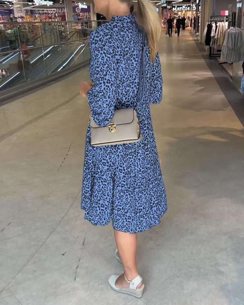 Rochie cu imprimeu leopard