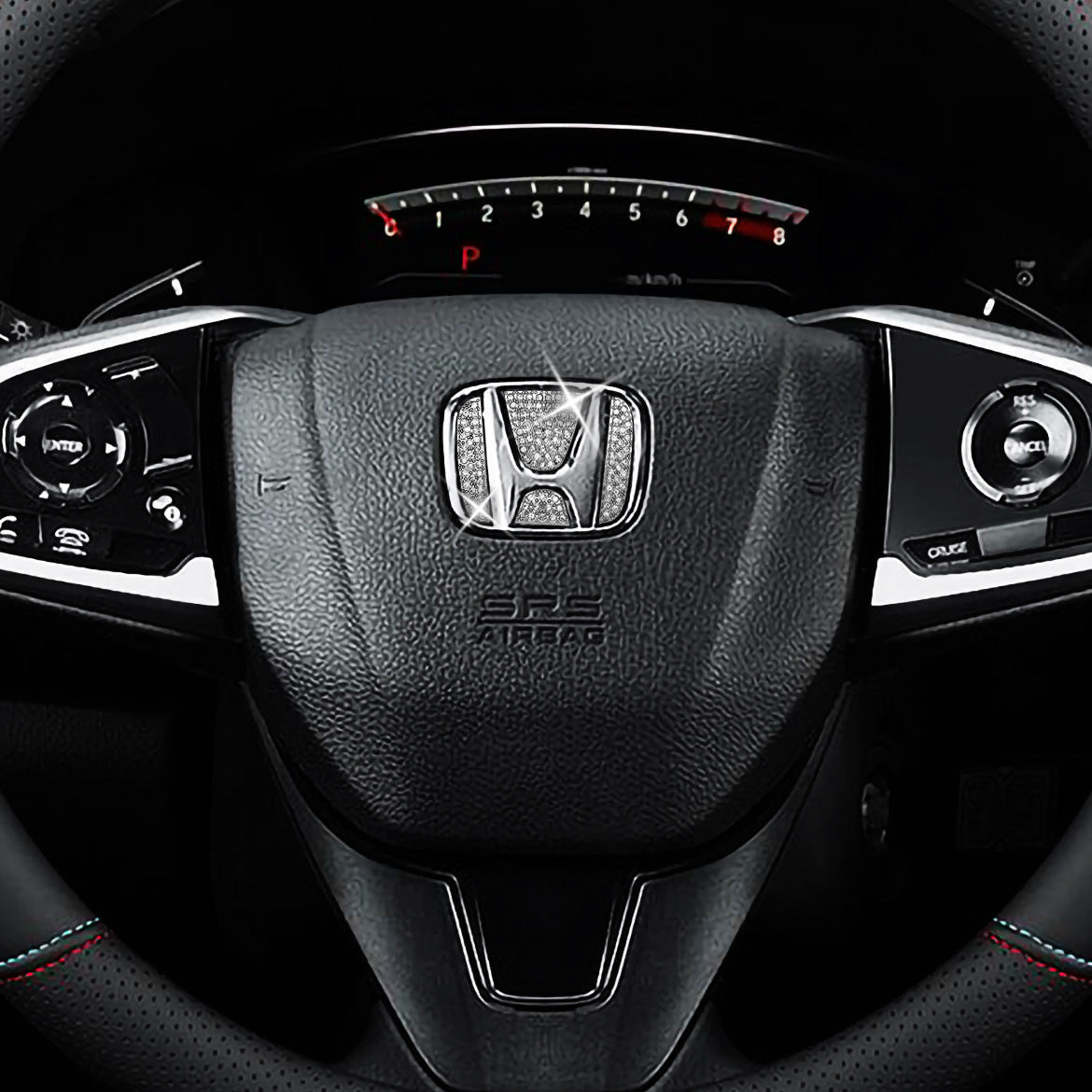 Naklejka kryształowa na kierownicę