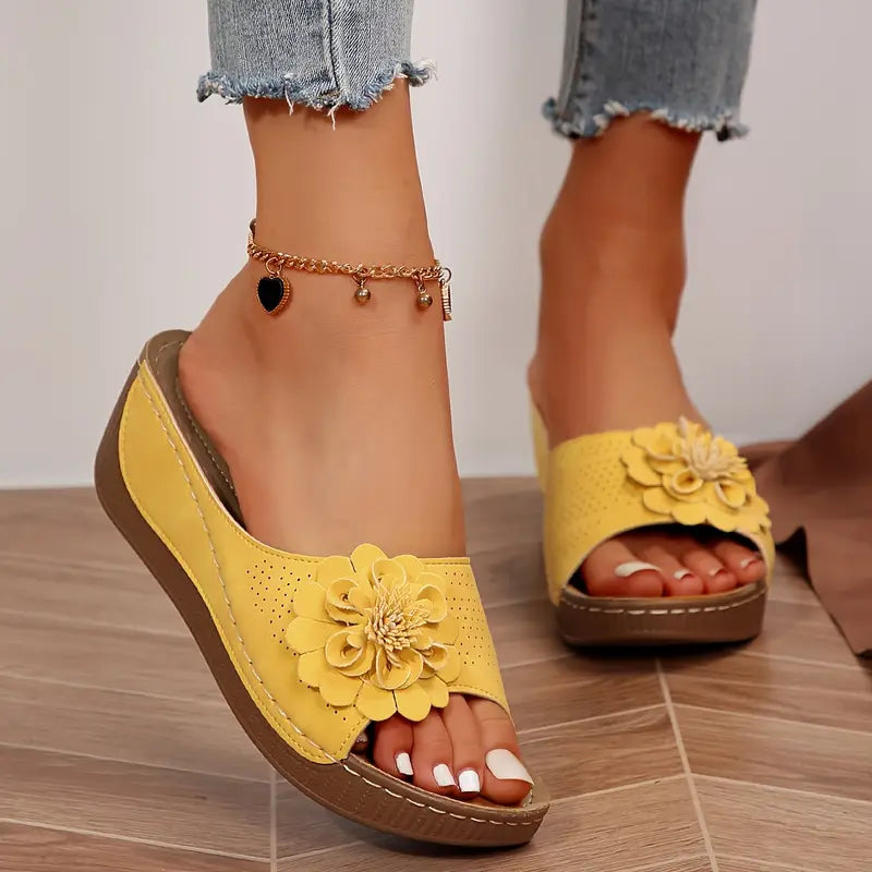 🔥 Ultima zi 50% reducere - Sandale florale dama