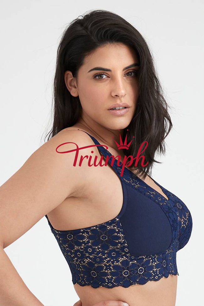 Triumph - 3 buc (85A-105F) 💝 Sutien wireless confortabil