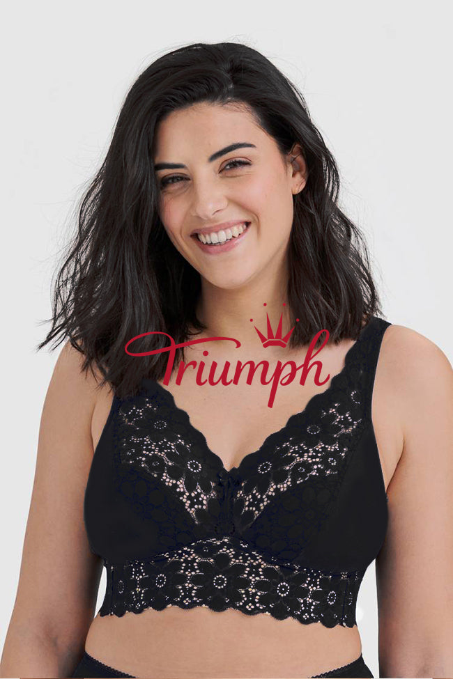 Triumph - 3 buc (85A-105F) 💝 Sutien wireless confortabil
