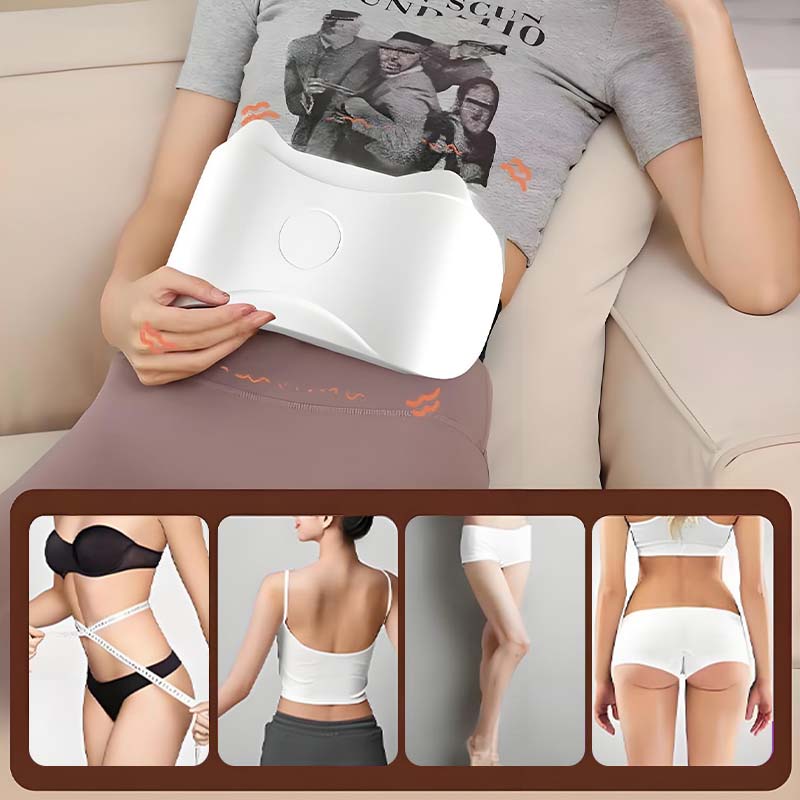 🔥 Masaj abdominal electric pentru arderea grăsimilor + stimularea digestiei