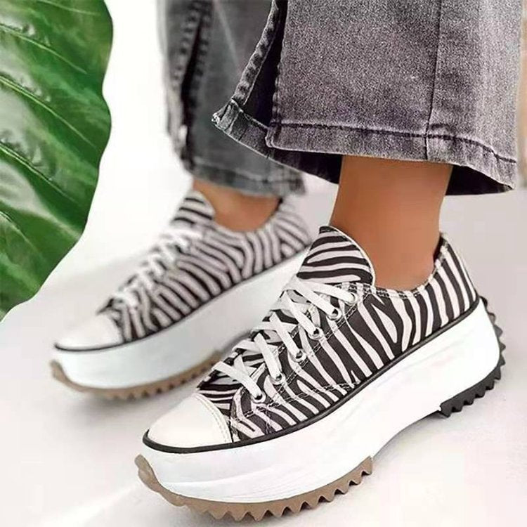 💝Vânzare limitată 50% REDUCERE🔥🔥Adidași de damă cu platformă cu șireturi și tocuri