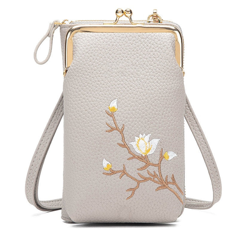 🔥👛Portofel tip crossbody pentru telefon mobil, pentru femei🌸