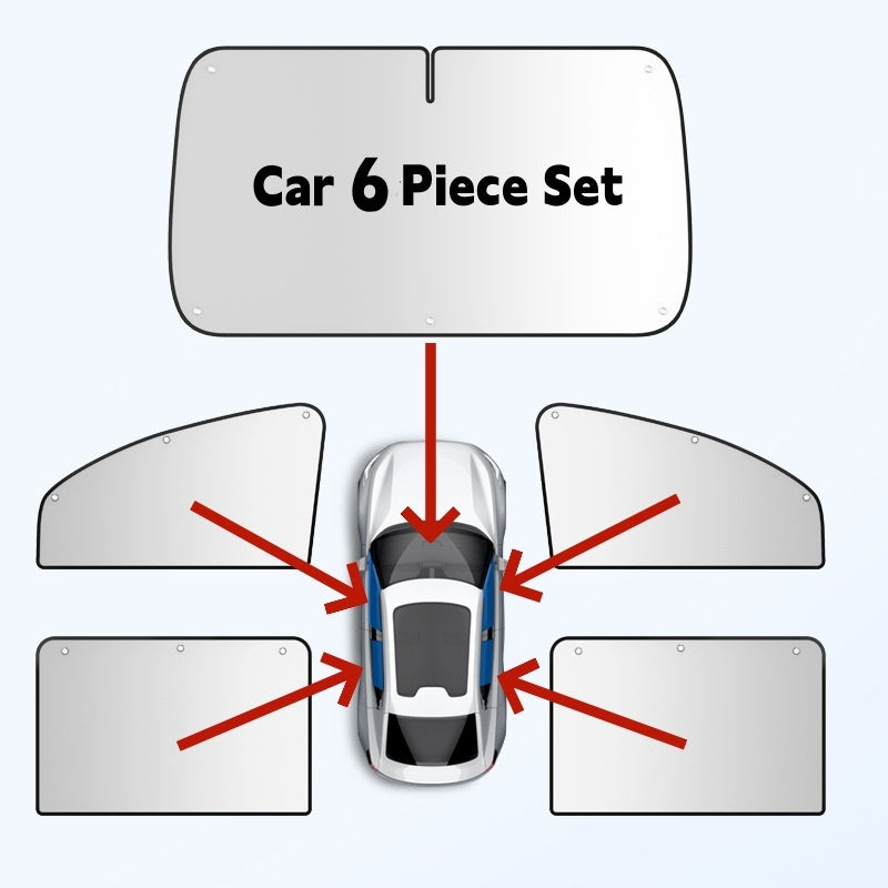 Parasolar pentru geam auto (universal pentru toate modelele de vehicule)
