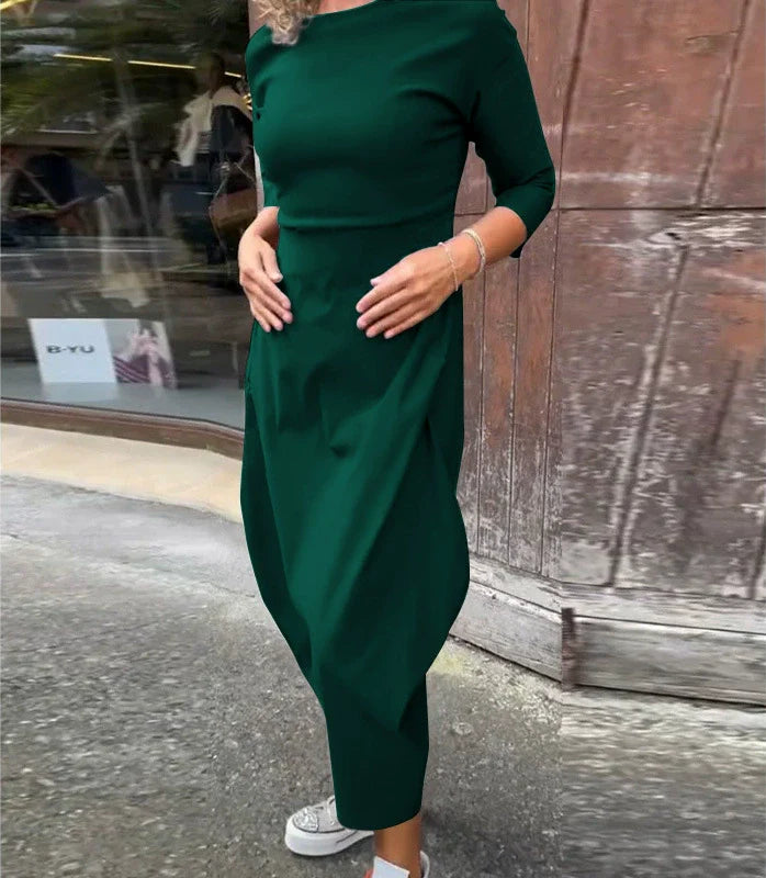 Rochie simpla eleganta pentru femei cu buzunar