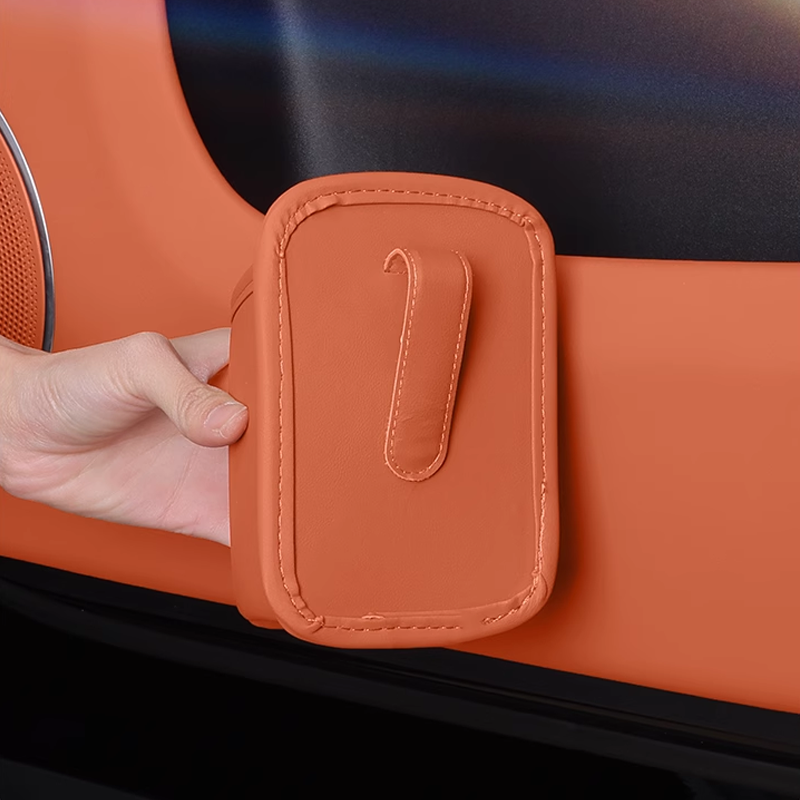 Uchwyt na kubek Velora Leather – łatwy w montażu, możliwość personalizacji logo