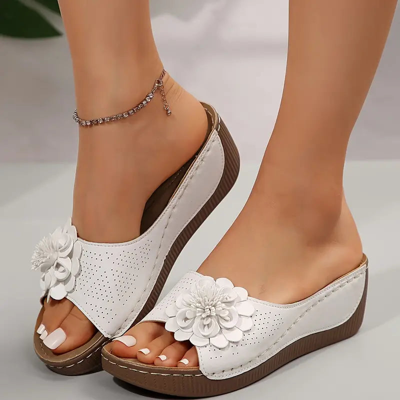 🔥 Ultima zi 50% reducere - Sandale florale dama