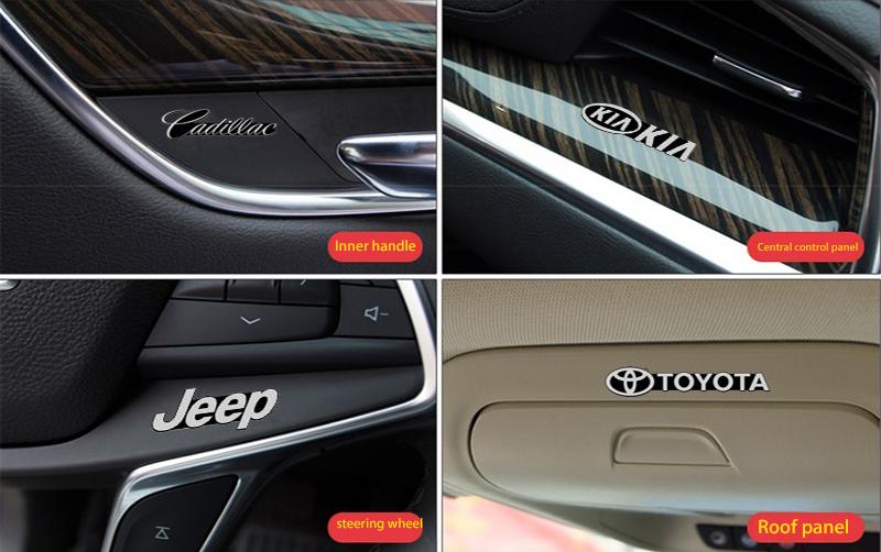 Promoție excelentă ✨Reducere 50% ✨Autocolante decorative 3D cu logo auto creativ 🎉4 buc.🎉