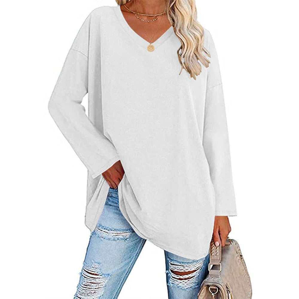 Cămașă de damă cu mânecă lungă cu guler liber |. SHOPBOP 🤗2025 Noua sosire de primăvară