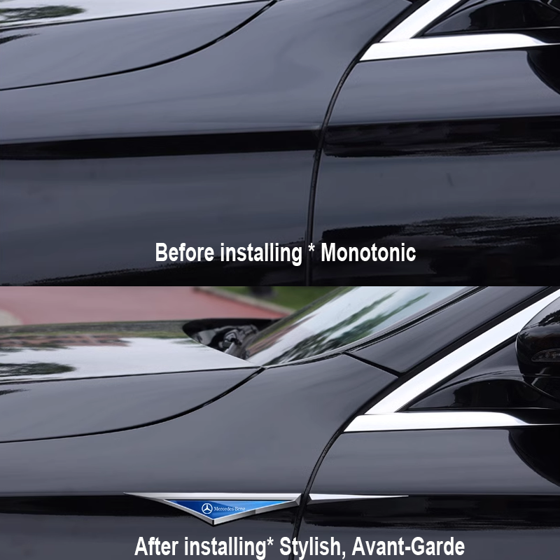 Autocolante auto creative din metal galvanizat✨2 buc✨