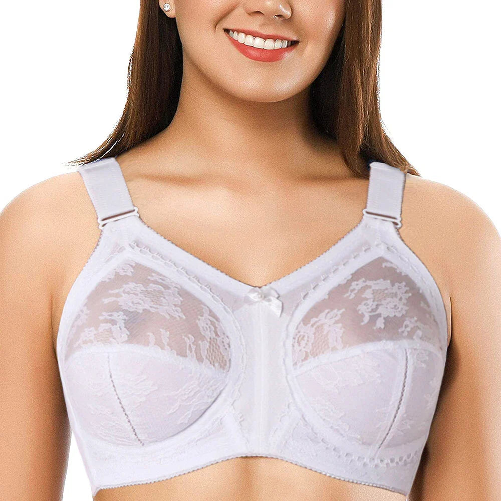 💖Triumph® Set de 4 ✨Sutien transparent fără spumă pentru sâni mari