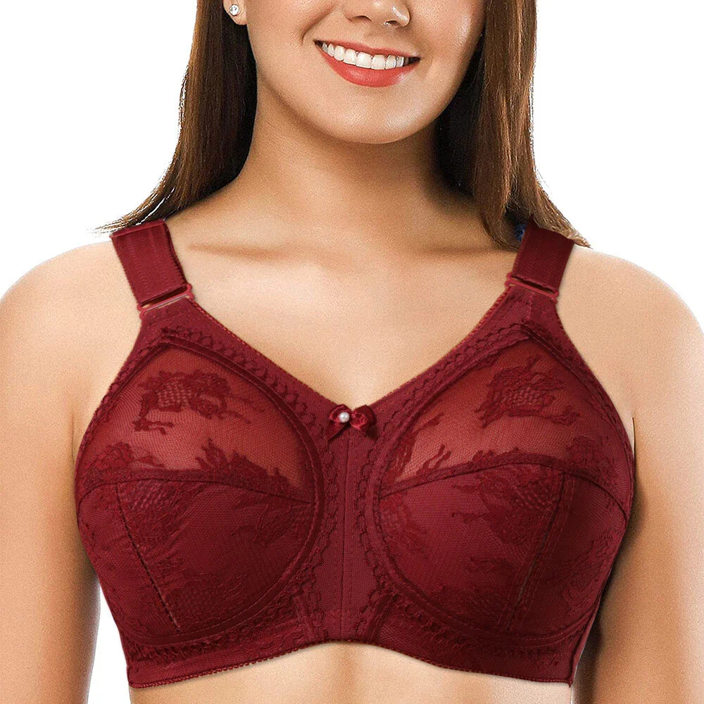 💖Triumph® Set de 4 ✨Sutien transparent fără spumă pentru sâni mari