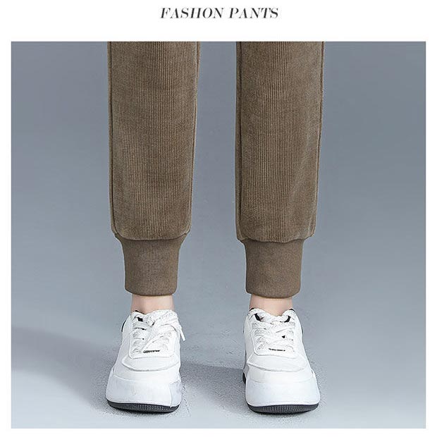 🔥Oferte fierbinți de iarnă🔥 Pantaloni de jogger din catifea de pluș pentru femei