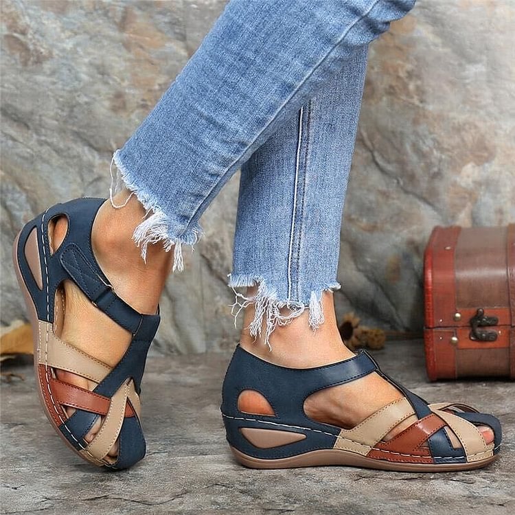 Sandale casual cu pene pentru doamne