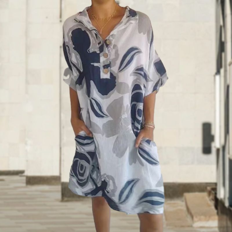 🔥Rochie casual eleganta cu imprimeu pentru femei
