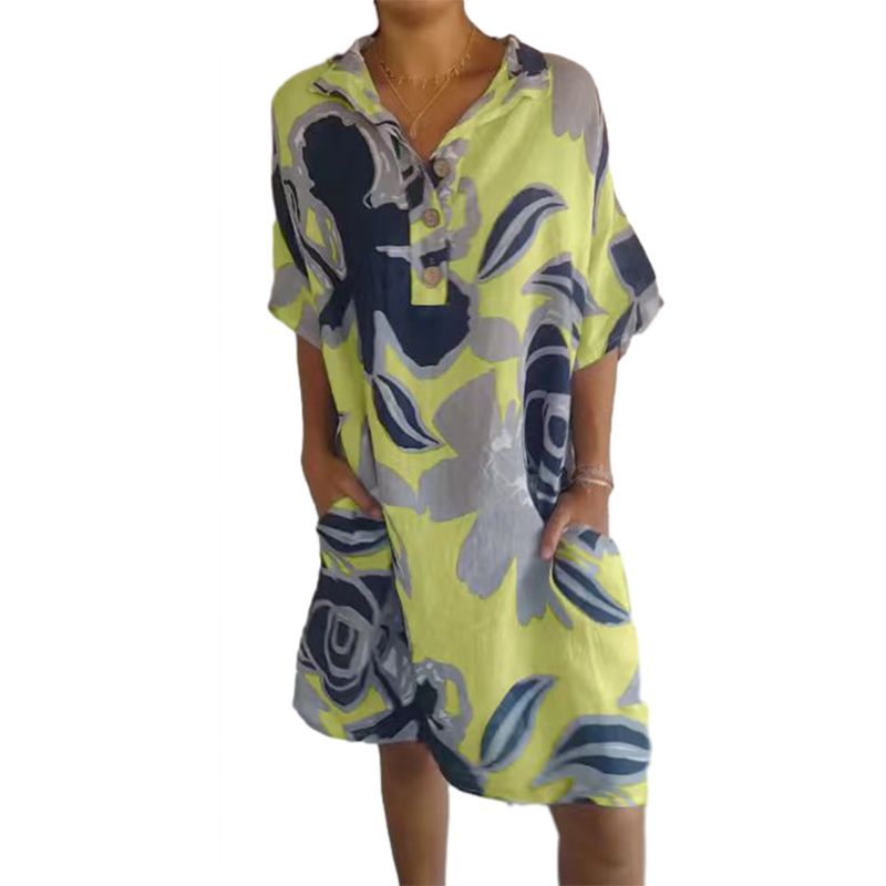 🔥Rochie casual eleganta cu imprimeu pentru femei