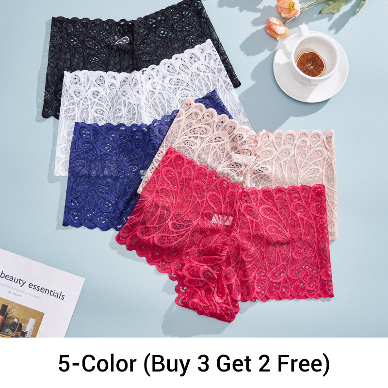 Damskie seksowne koronkowe majtki z wysokim stanem【💥 Kup 1, a 2 dostaniesz gratis】