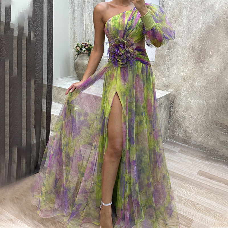✨【Slimming Wizard】. Rochie Mirage Color Block✨