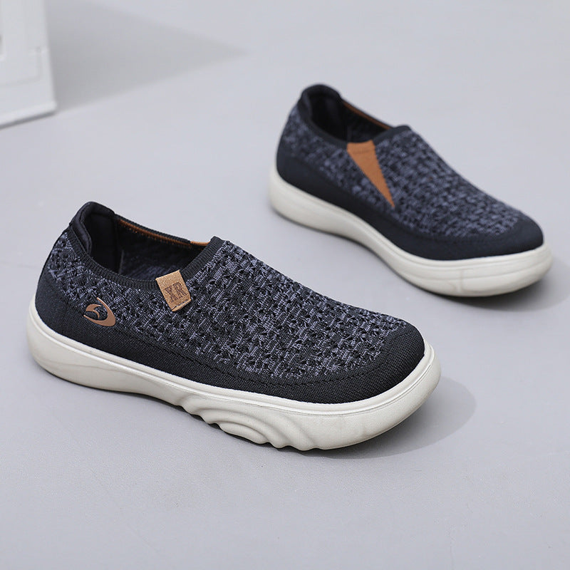 Pantofi de mers tricotat anti-alunecare pentru femei