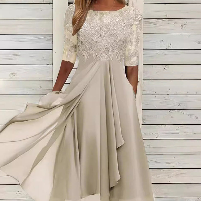 💖 Ediție limitată 💖 Rochie elegantă de cocktail brodata