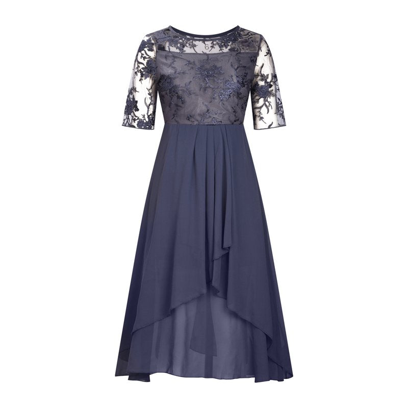 💖 Ediție limitată 💖 Rochie elegantă de cocktail brodata