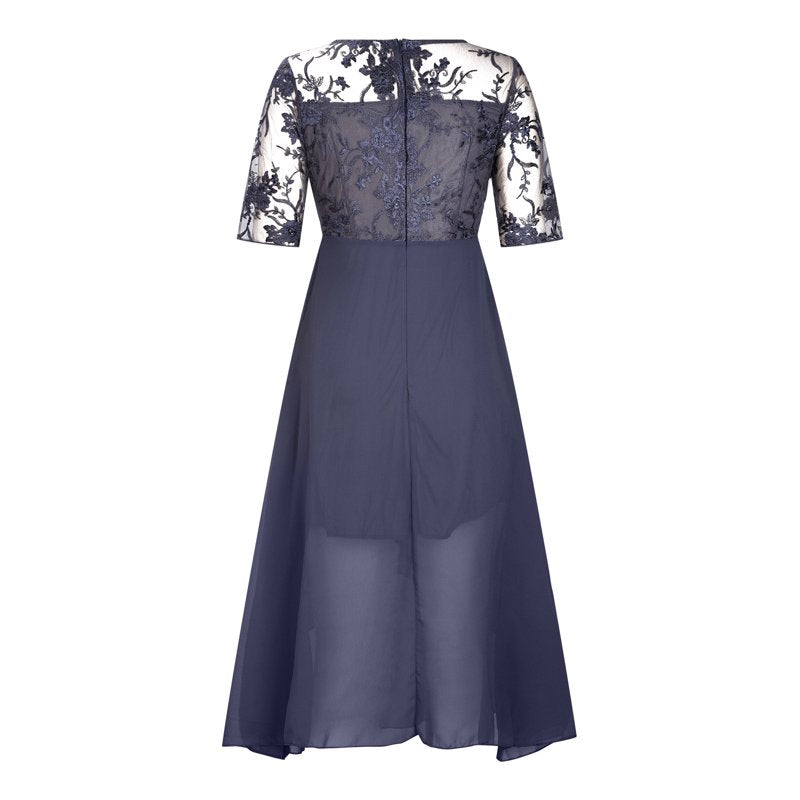 💖 Ediție limitată 💖 Rochie elegantă de cocktail brodata