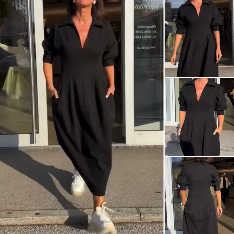 💕Rochie neagră temperamentală