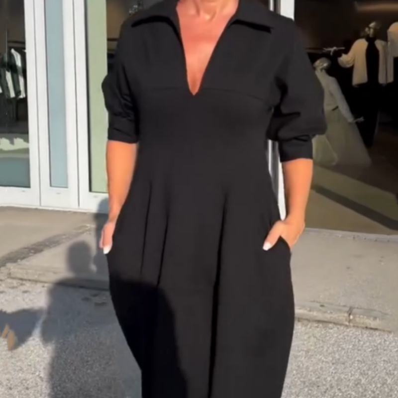 💕Rochie neagră temperamentală