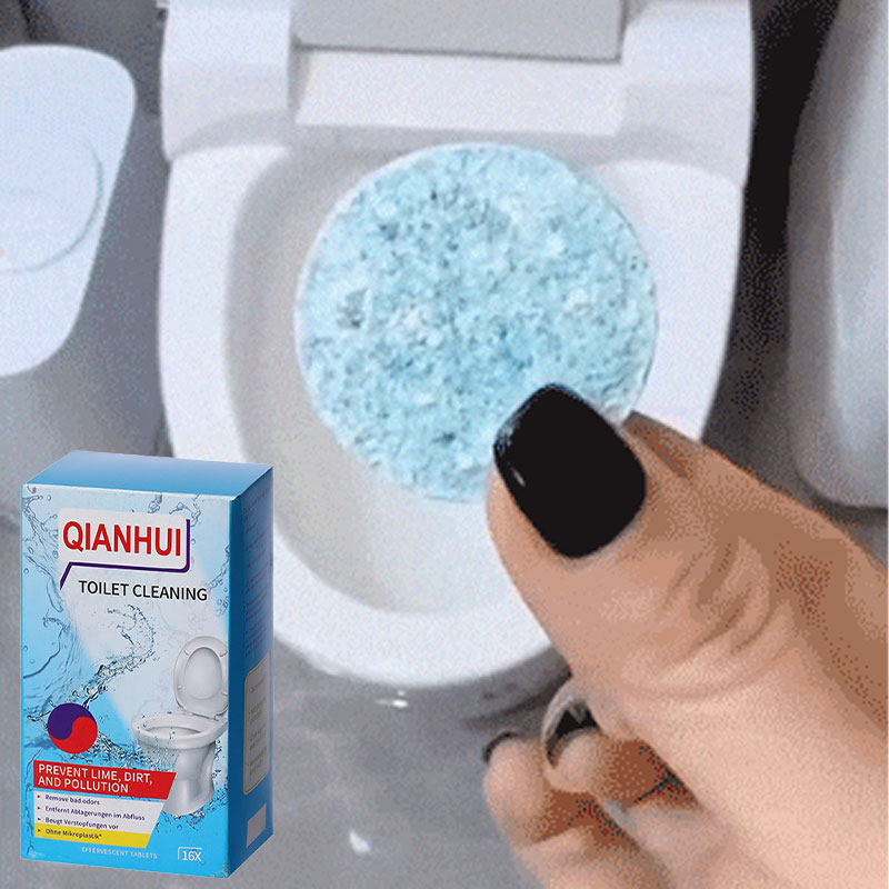 Tablete de curățare pentru vasul de toaletă cu aromă de lămâie【🔥Cumpără 1, primești 1 gratuit】