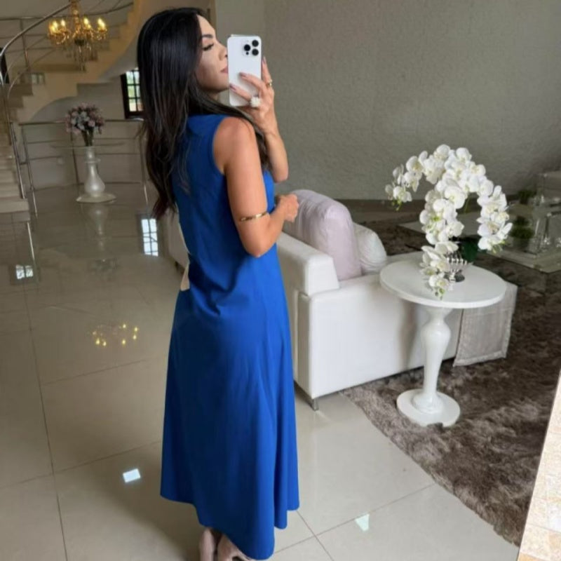 👗 Rochie Femei Fără Mâneci cu Imprimat Floral 🌸