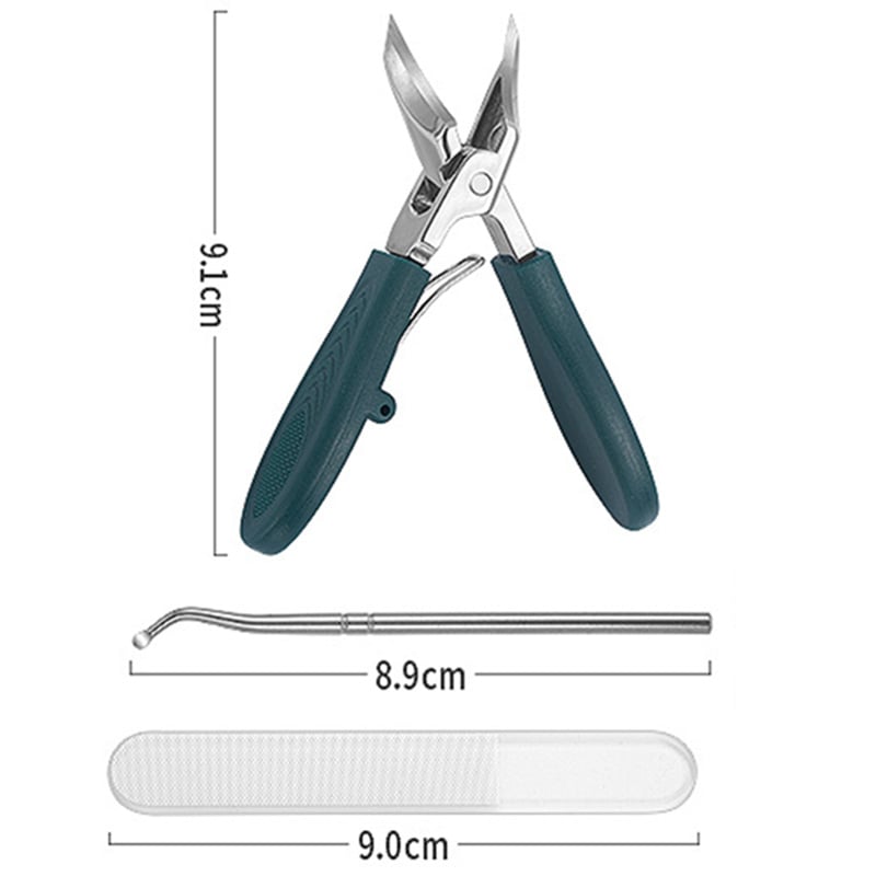 🔥Unghiere recomandate de podiatri 🛡️ - Design ergonomic înclinat pentru unghii de la picioare și unghii încarnate