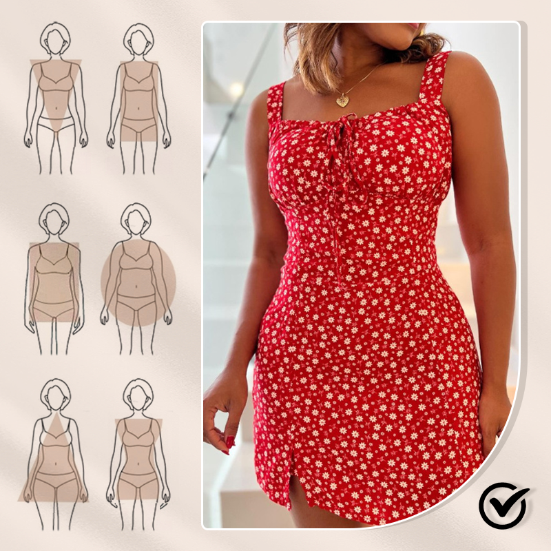🌸Rochie mini cu imprimeu floral și bretele spaghete