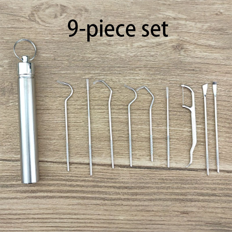 🦷Zestaw wykałaczek ze stali nierdzewnej